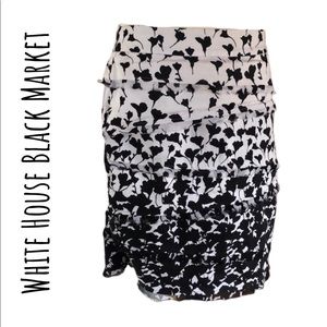 White House Black Market layered skirt